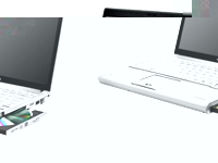 Port?g? A600-122 SU9300 1.2-ULV 2x1GB 250GB 12 Vista Biz + XP DVD 3G