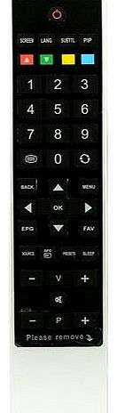Remote Control for Toshiba LCD TV MODELS 40BV701B - 40BV700