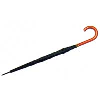 Totes Automatic Acacia Wood Umbrella Black