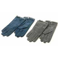 Totes Casual Suede w/Leather Trim Grey Medium