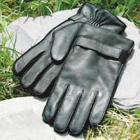 Smooth Leather with Strap Gloves Brown Large / XL