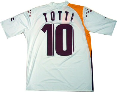 Diadora Roma away (Totti 10) 05/06