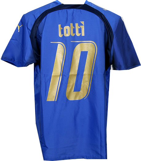 Totti Puma 06-07 Italy home (Totti 10) - 4 star