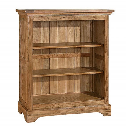 toulouse Antique Oak Low Bookcase