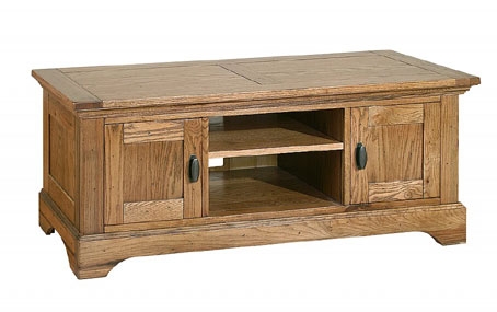 Toulouse Antique Oak TV Unit