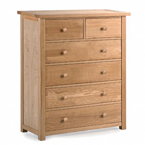 Toulouse Traditional Oak Chest 2+4