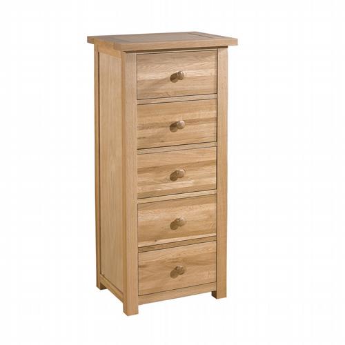 Toulouse Traditional Oak Chest Tall