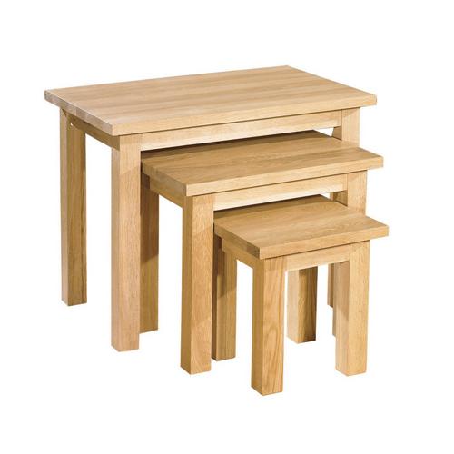 Toulouse Traditional Oak Furniture Toulouse Traditional Oak Nest of Tables