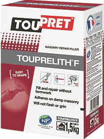 Toupret, 1228[^]7626H Touprelith F Exterior Masonry Repair