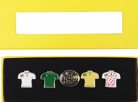 Tour de France Pin Set and Aluminium Box Gift