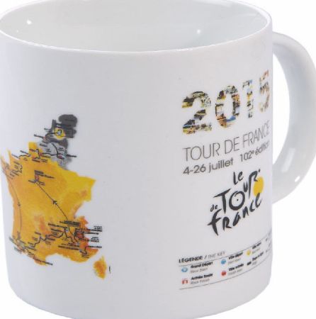 Tour de France Route Map Mug Gift Items