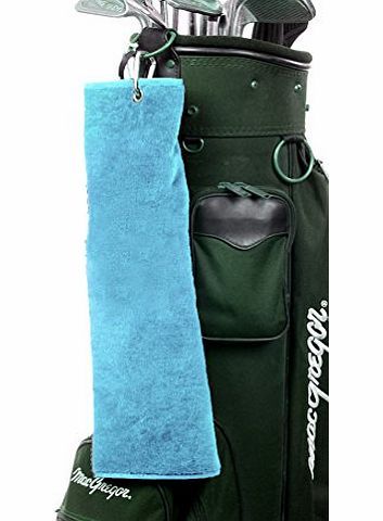 Towelsrus  Stag Weekend Novelty Embroidered Golf Towel in Sky Blue