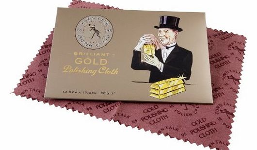 Town Talk Gold Polishing Cloth 12.5 x 17.5cm