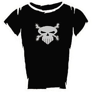 Toxico Skull Skinny Fit T-shirt
