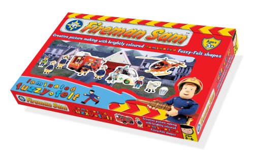 Toy Brokers Fuzzy-Felt Fireman Sam Character Set
