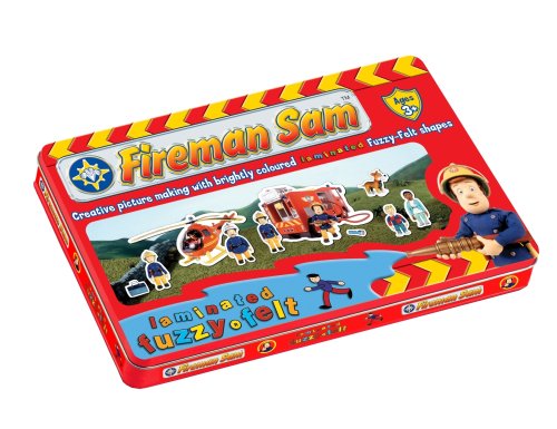 Toy Brokers Fuzzy-Felt Fireman Sam Tin