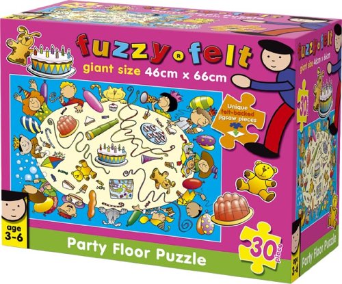 Toy Brokers Fuzzy-Felt Floor Puzzle: Party