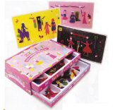 Toy Brokers Fuzzy-Felt Glitter Princess Deluxe Set