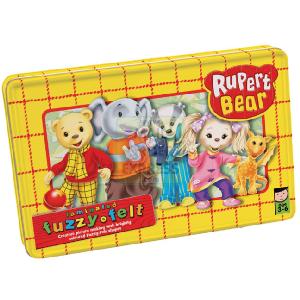 Toy Brokers Fuzzy Felt Laminated Tin Rupert Bear