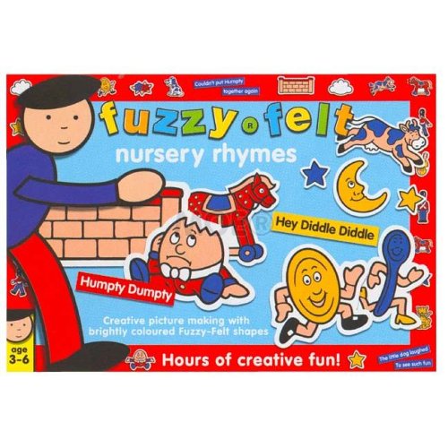 Toy Brokers Fuzzy-Felt Nursery Rhymes: Humpty Dumpty & Hey Diddle Diddle