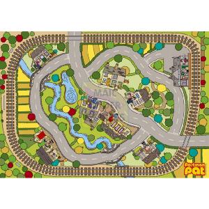 Toy Brokers Fuzzy Felt Postman Pat Playmat
