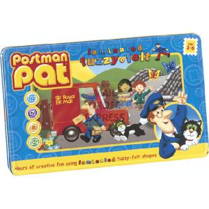 Toy Brokers Fuzzy-Felt Postman Pat Tin