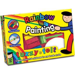 Fuzzy Felt Rainbow Painting Std