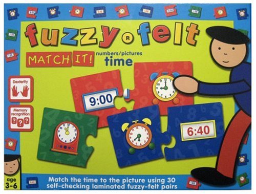 Fuzzy-Felt Time Match It