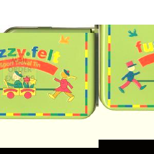Toy Brokers Fuzzy Felt Travel Tin Sport