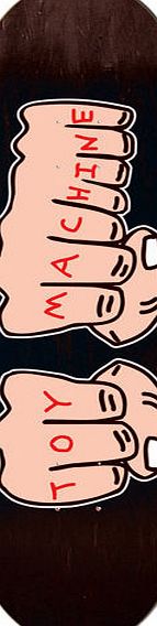 Toy Machine Woodgrain Fists Skateboard Deck -