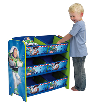 toy story 6 Bin Organiser Storage