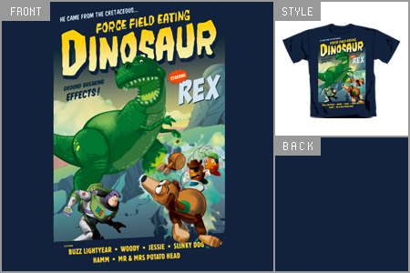 (Rex Dinosaur) T-Shirt cid_6890TSCP
