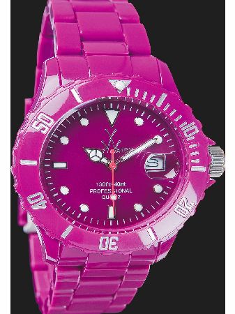 toy Watch Fluo Only Time Purple Rain