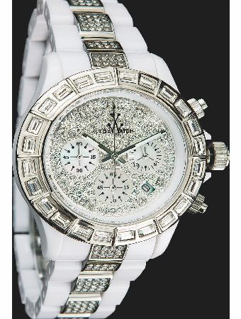 toy Watch Kris Stones White