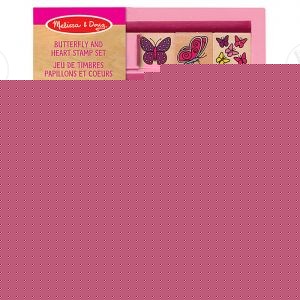 Butterfly and Heart Ink Stamps