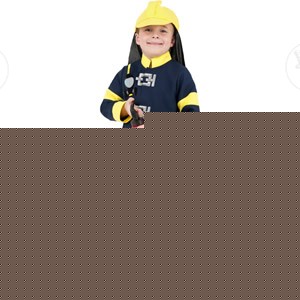 Childs Fireman Fancy Dress Costume