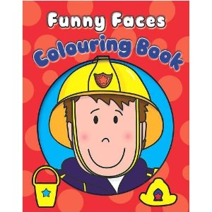 Funny Face Colouring Book