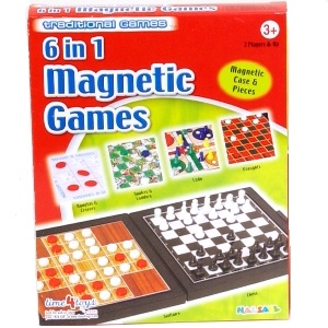 Magnetic 6 in 1 Game Set