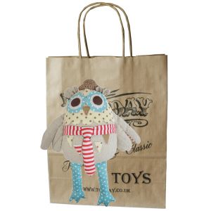 Mr Owl Patchwork Soft Toy