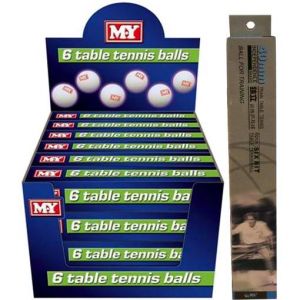 Pack of 6 Table Tennis Balls