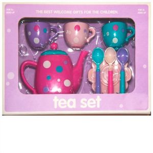 Plastic Spotty Tea Set