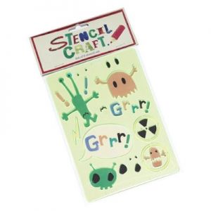 Set of 2 Monster Stencils