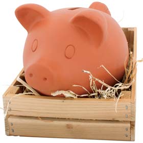 Terracotta Piggy Bank