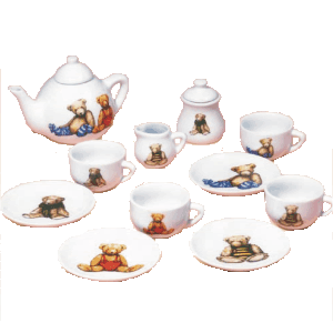 Traditional Teddy Bear Tea set
