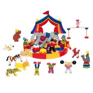 Wooden Circus Play Set