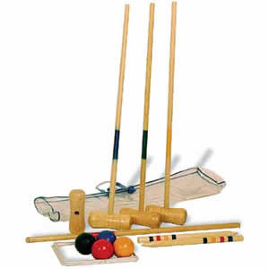 Wooden Croquet Set