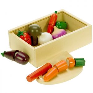 Wooden Cutting Vegetable Set