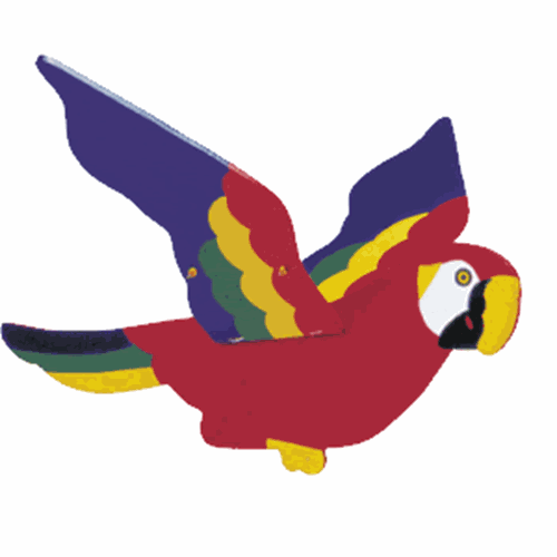 Wooden Flapping Parrot