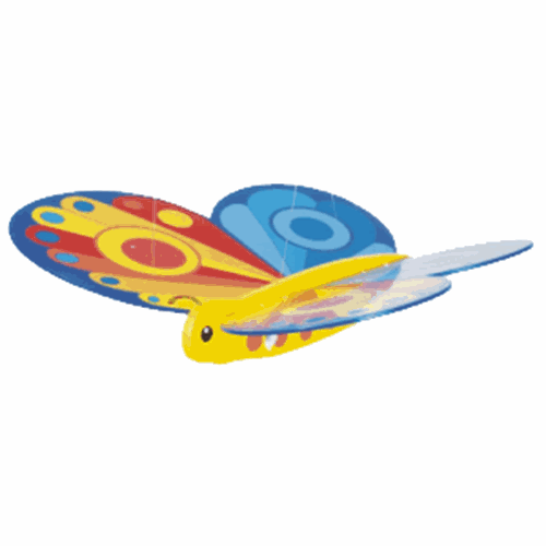 Wooden Flying Butterfly