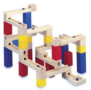 Wooden Marble Run